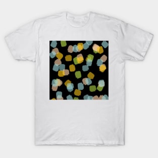 Paint Squares Black T-Shirt